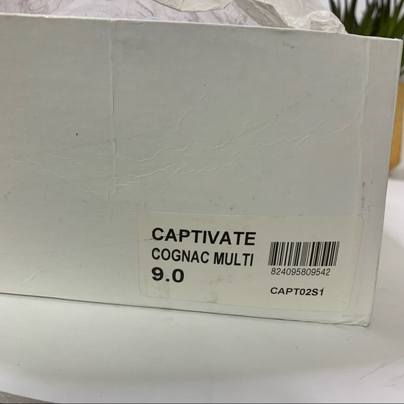 Steve Madden Women's Captivate Sandal - Cognac Multi size 9 - Picture 8 of 9